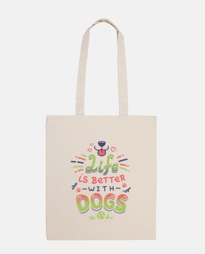 Bag life with dogs do not buy adopt bag