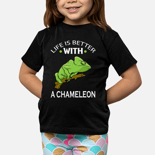 life is better with a chameleon reptile
