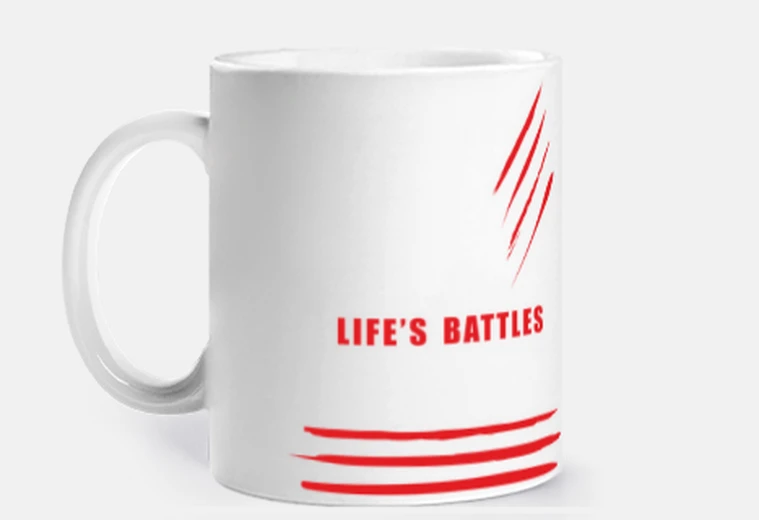 Cup Lifes battles. red. Design 2058907