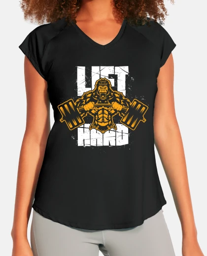 Camiseta Lift Hard Naranja