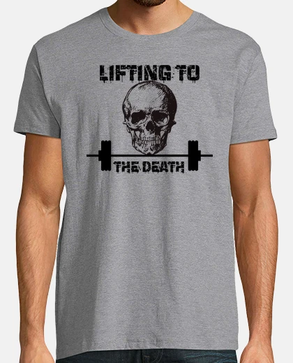 Tee-shirt lifting barbell