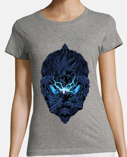 T-shirt lighting ninja shinobi - with line art