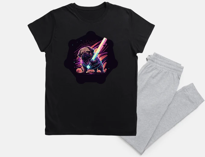 Pyjama LightSaber PUG