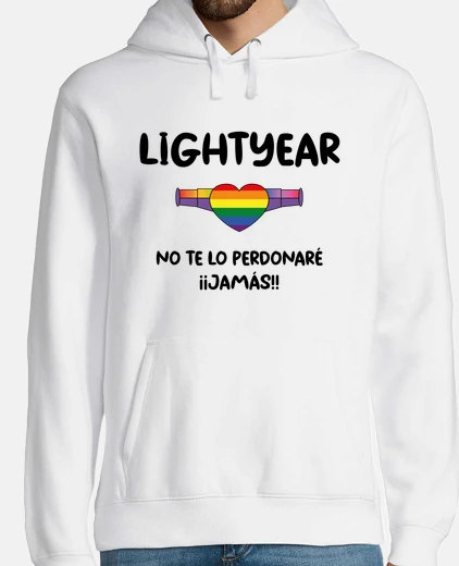 Sudadera Lightyear, no te lo perdonaré jamás.