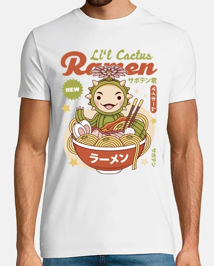 T-shirt lil cactus ra men