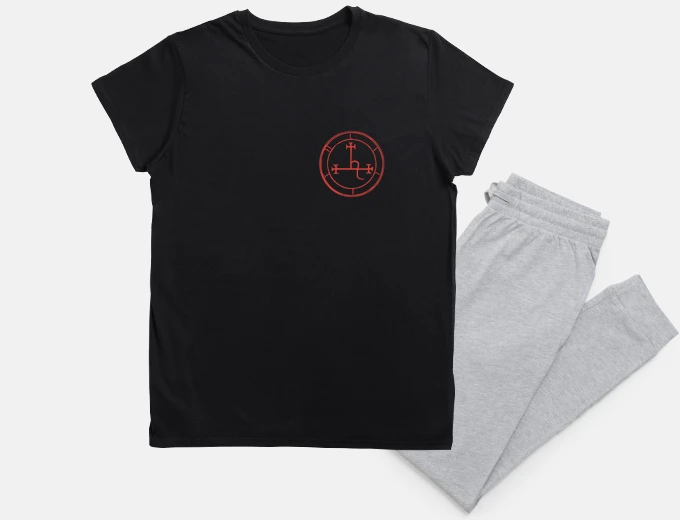 Pyjama Lilith symbole femme demon sigil rebelle nuit sommeil manifestation action  logo