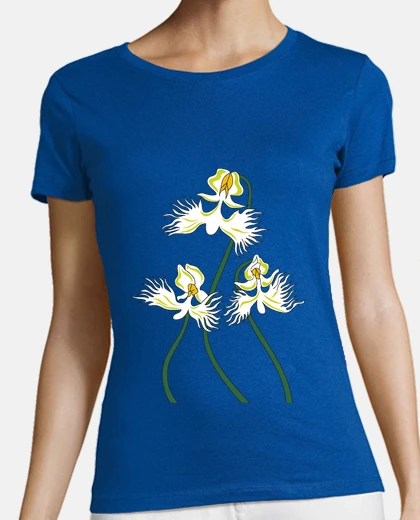 Tee-shirt lilium bianco