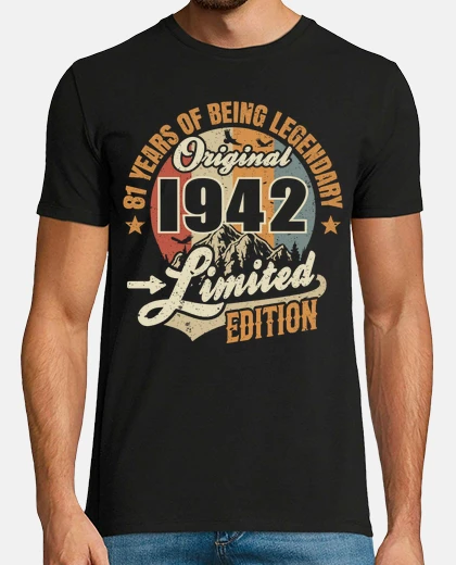 Playera limited edition 1942 - 81 years