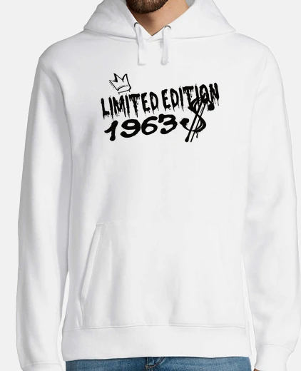 Hoodie Limited Edition 1963 Birthday 1963 Born