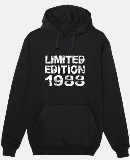 Hoodie Limited Edition 1988 Birthday 1988