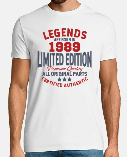 T-shirt limited edition 1989