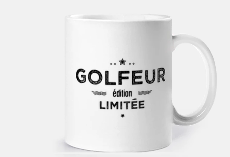 Cup limited edition golfer