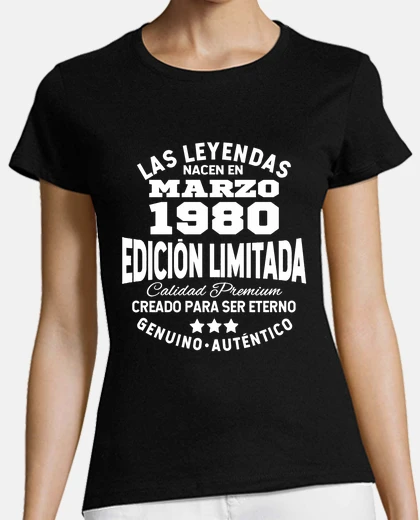 T-shirt limited edition march 1980