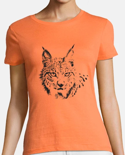 T-shirt lince - inchiostro nera