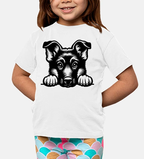 Ropa lindo cachorro de pastor alemán