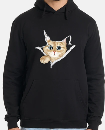 Sudadera lindo gatito humor amante de los gatos