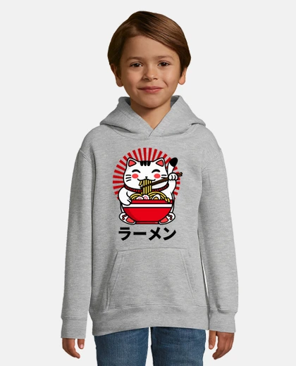 Ropa lindo gato ramen japonés