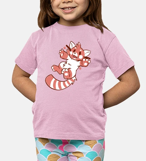 Ropa lindo panda rojo