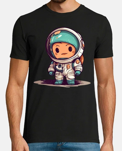 Camiseta lindo pequeño astronauta