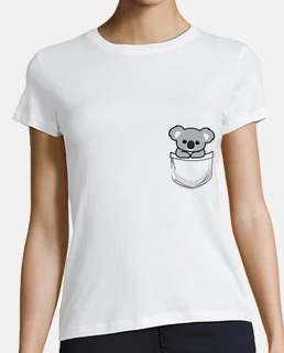 lindo koala en el bolsillo