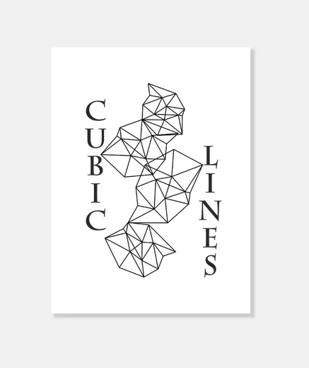 Stampa line cubica