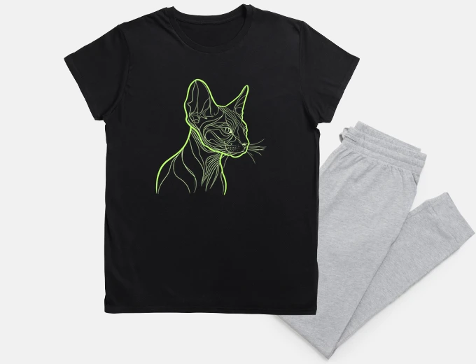 Pigiama linea arte sfinge gatto
