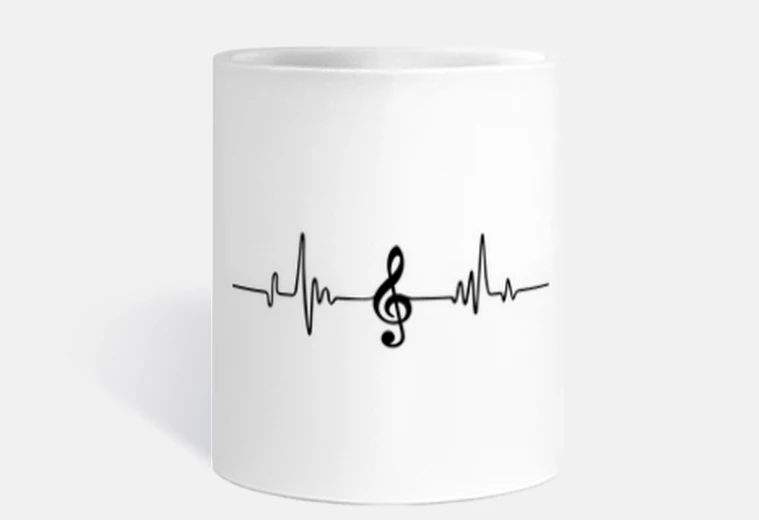 Taza LINEA DE VIDA MUSICA 