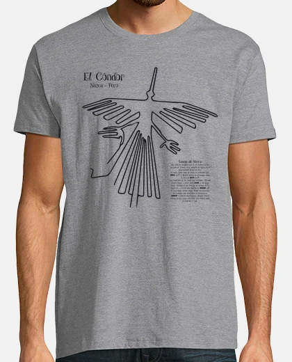 T-shirt linea di nazca il condor