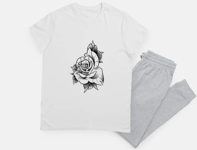 Pigiama linea rosa arte tradizionale
