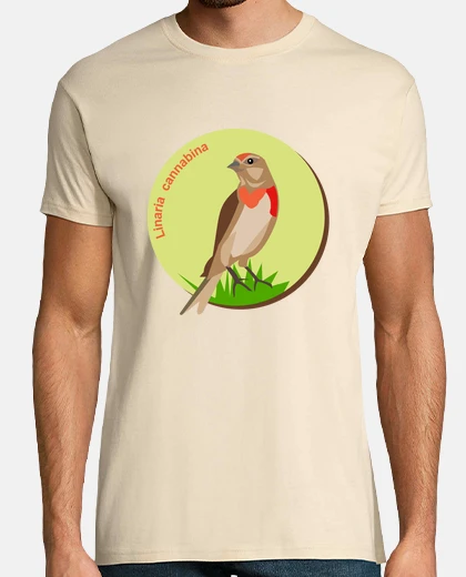 Tee-shirt linotte commune - linaria can nabina