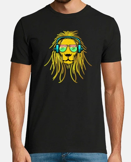 Tee-shirt lion de judah reggae rastafari jamaïque