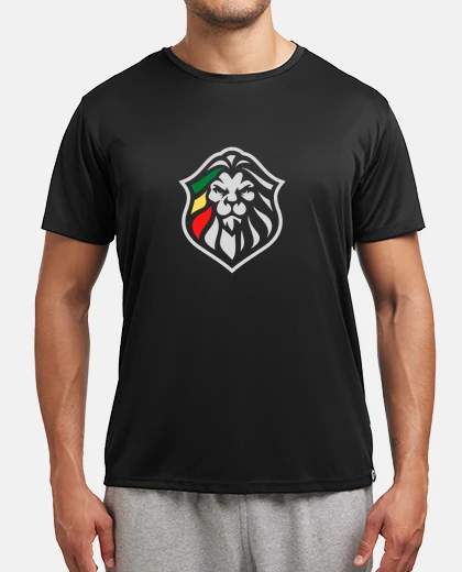 Tee-shirt Lion rasta vert jaune rouge