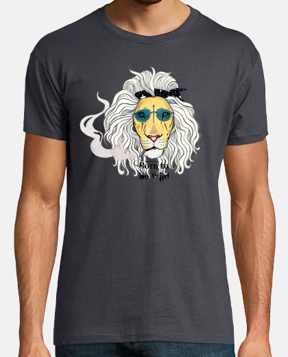Tee-shirt lion rocker (lettres)