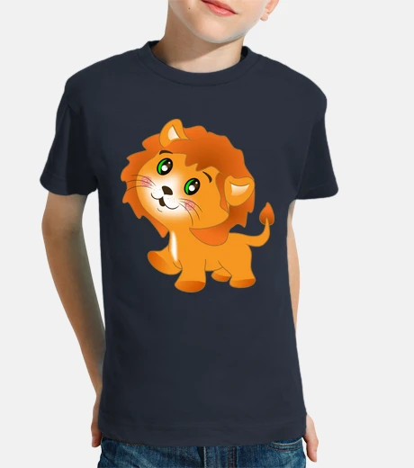 Kids lion short sleeve t- t-shirt