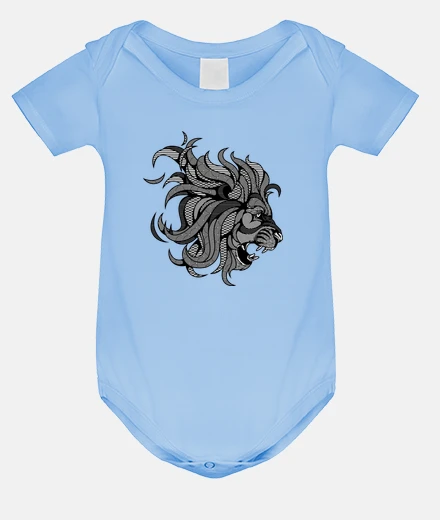 Kids Lion Zentangle