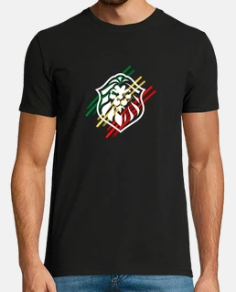 lion rasta vert, jaune rouge