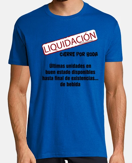 Camiseta Liquidacion Cierre por Boda