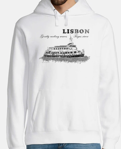 Sudadera lisboa - ondas suavemente rizadas tagus
