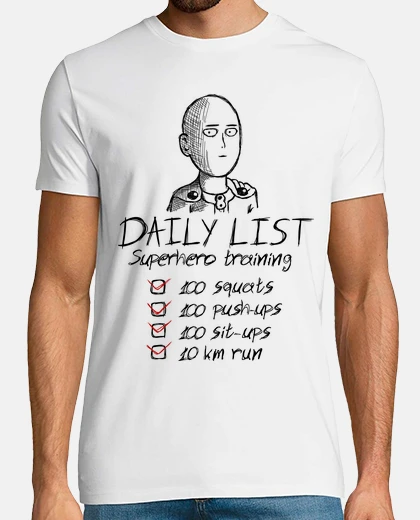 T-shirt lista giornaliera