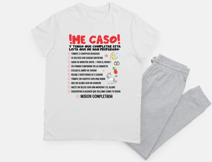 Pyjama liste demande petite amie test femme