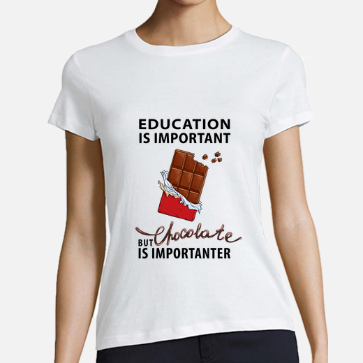 l'istruzione è importante - ma cioccolato i