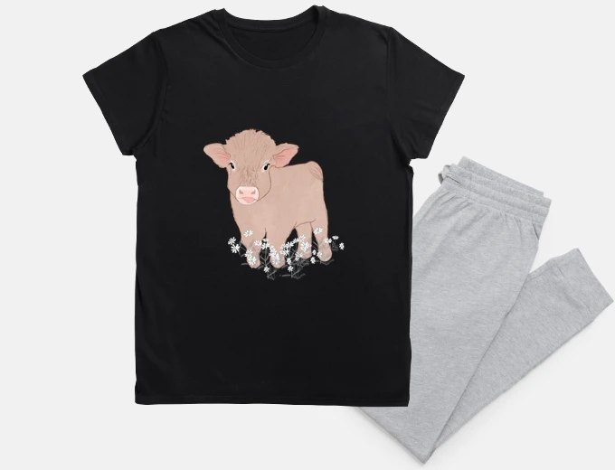 Pyjama little brown cow
