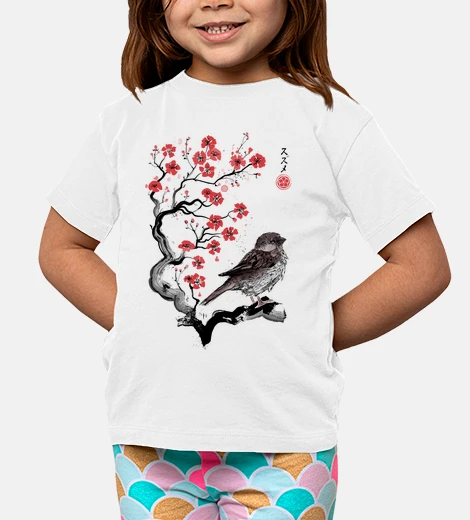 Ropa Little Sparrow sumi-e