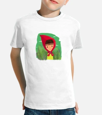 Little red riding hood kids t shirt tostadora