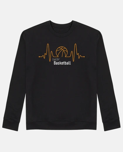 Hoodie live for basketball passion for the bal