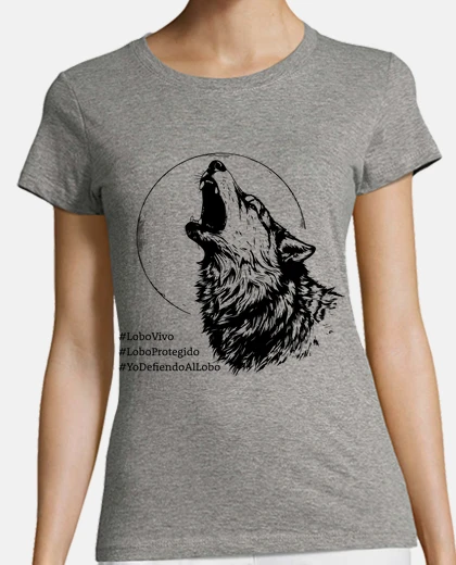 T-shirt live wolf