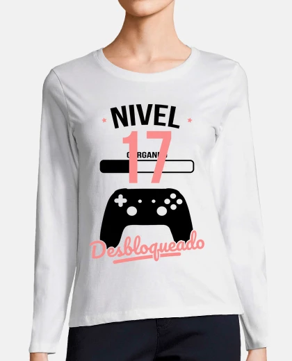 T-shirt livello 17 del 17° compleanno sbloccato