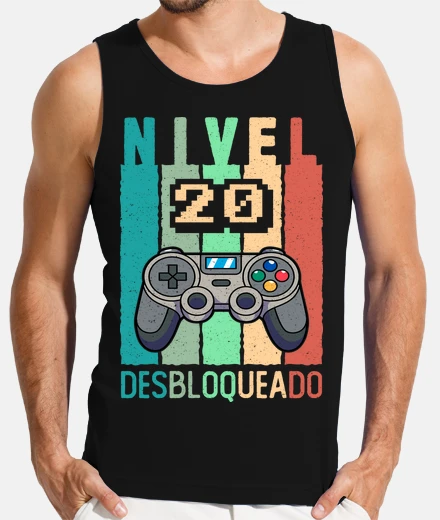 T-shirt livello 20 sbloccato 20esimo compleanno 20 anni giocatore