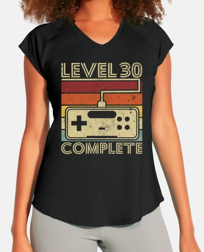 T-shirt livello 30 compleanno completo 30 anni