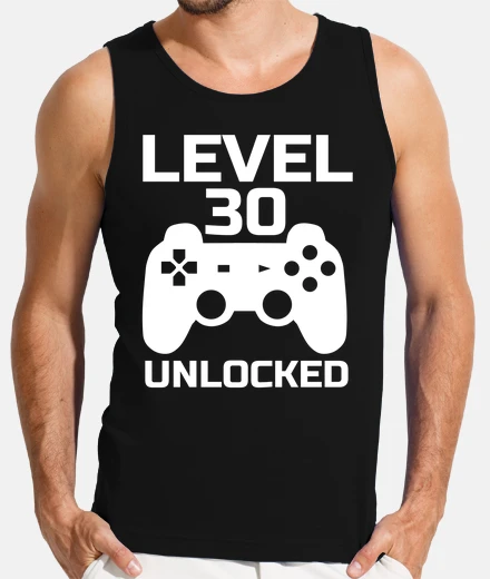 T-shirt livello 30 giocatore sbloccato 30 anni
